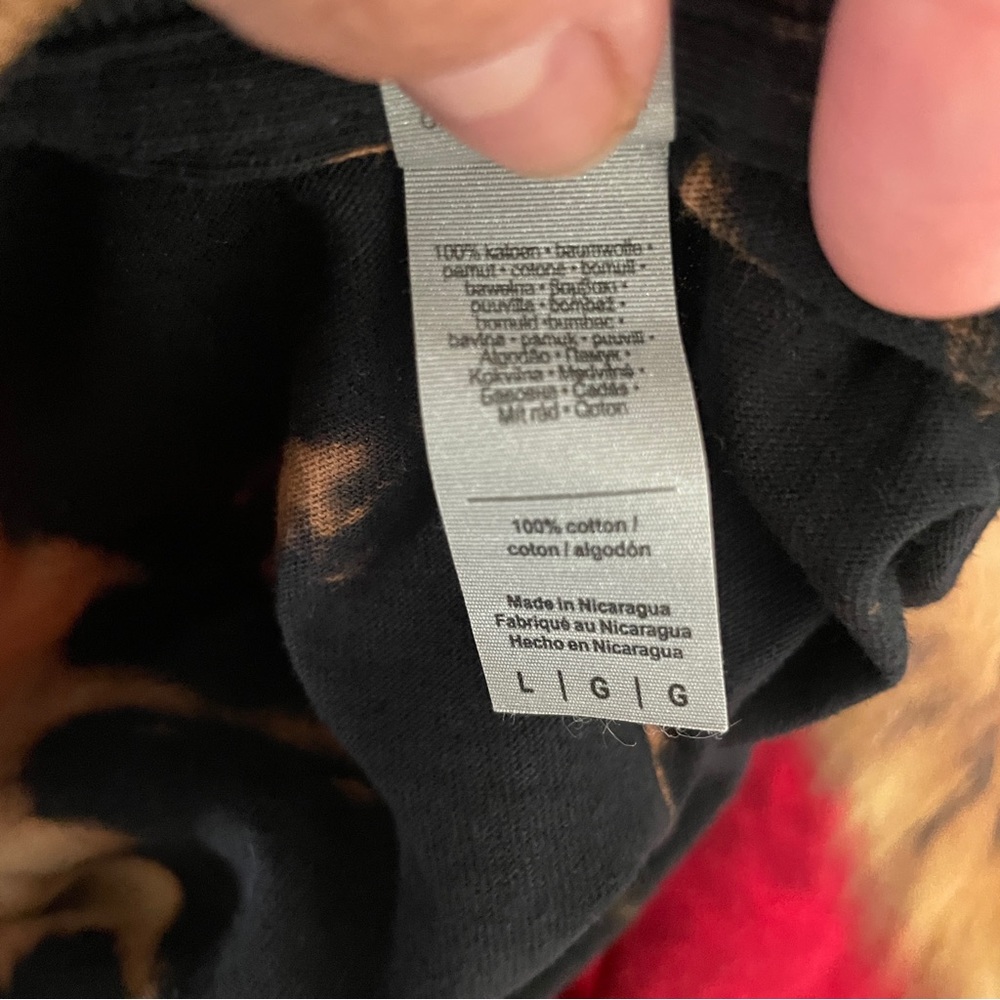 Custom Tie Dye Tee Size L - Picture 4 of 4